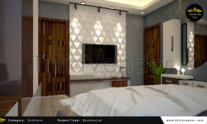 Sample Flat Interior, Awadh City Row Houses, Barabanki, Architecture by ThirdVendor Studios