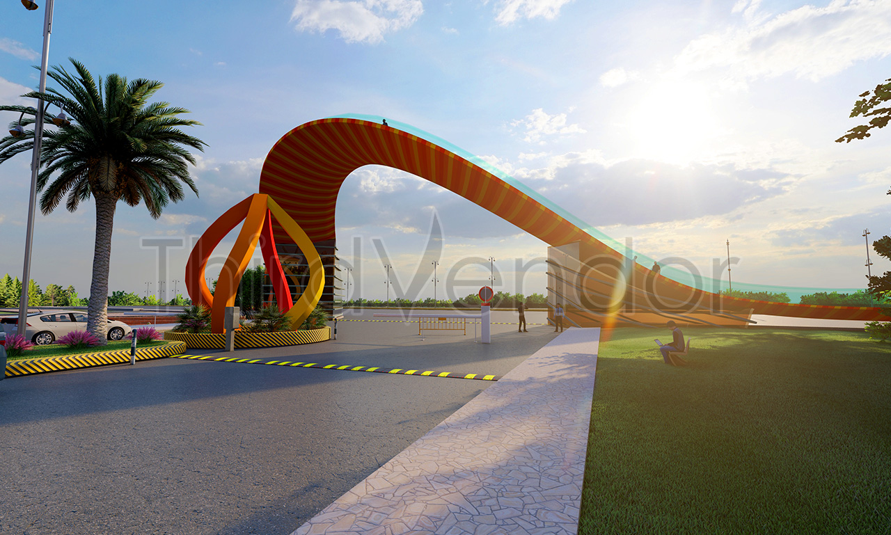 India's First Festival Theme, Gomti FestiVille, An Integrated Township in Lucknow, Designed by ThirdVendor Studios