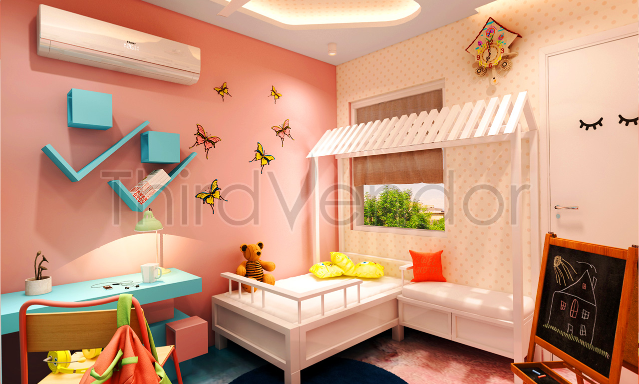 Kids Bedroom Interior design by ThirdVendor Studios